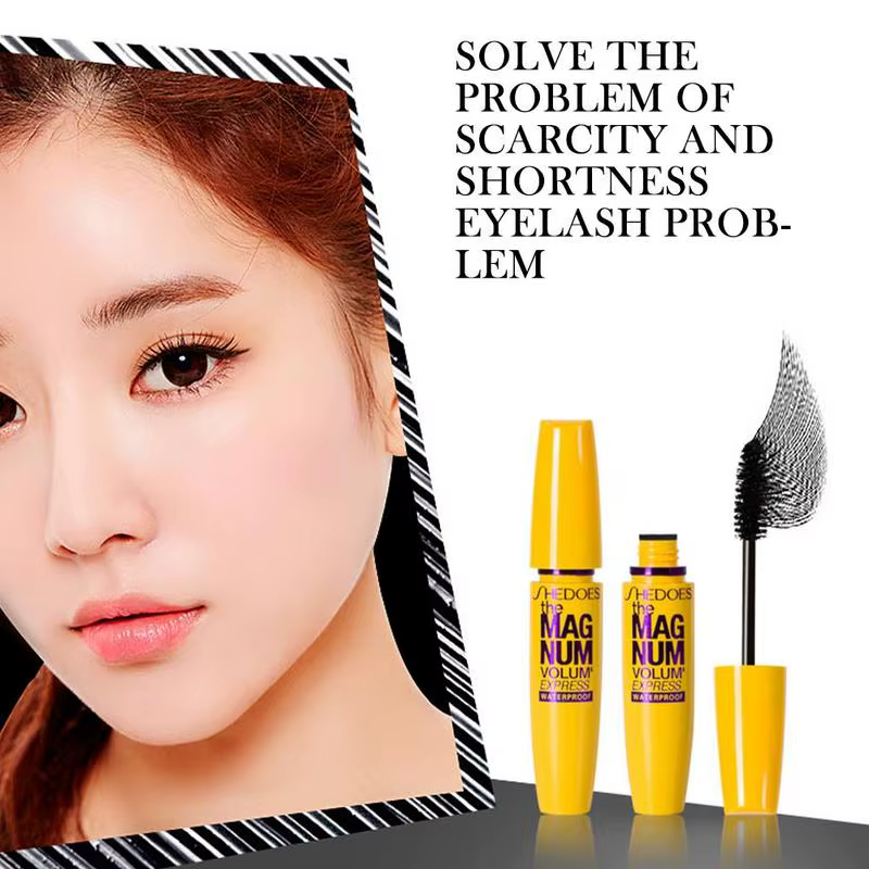 Mascara Imperméable Jaune Allongeant et Volumisant