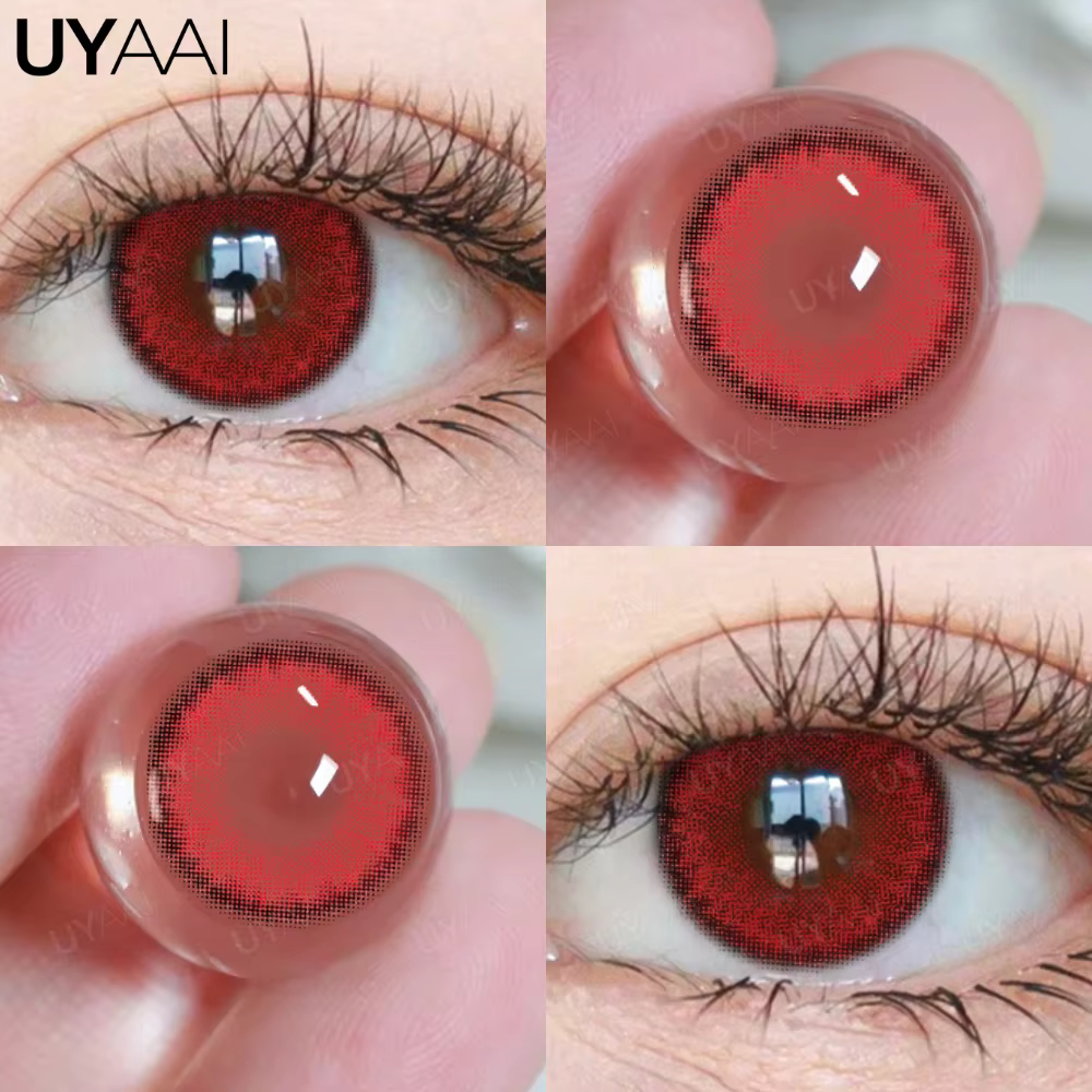 UYAAI lentilles de contact couleur Vampire pour Halloween Cosplay