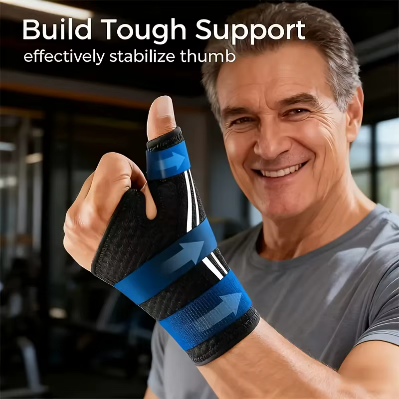 Attelle de pouce ergonomique, 2 pièces, main droite ou main gauche pour la douleur et le soutien de l'arthrite, attelle de pouce pour le pouce à gâchette
