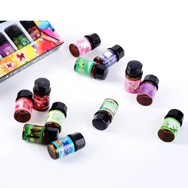 12 pièces 3ML désodorisant plante naturelle aromathérapie huile essentielle climatisation parfum arôme diffuseur parfum humidificateur