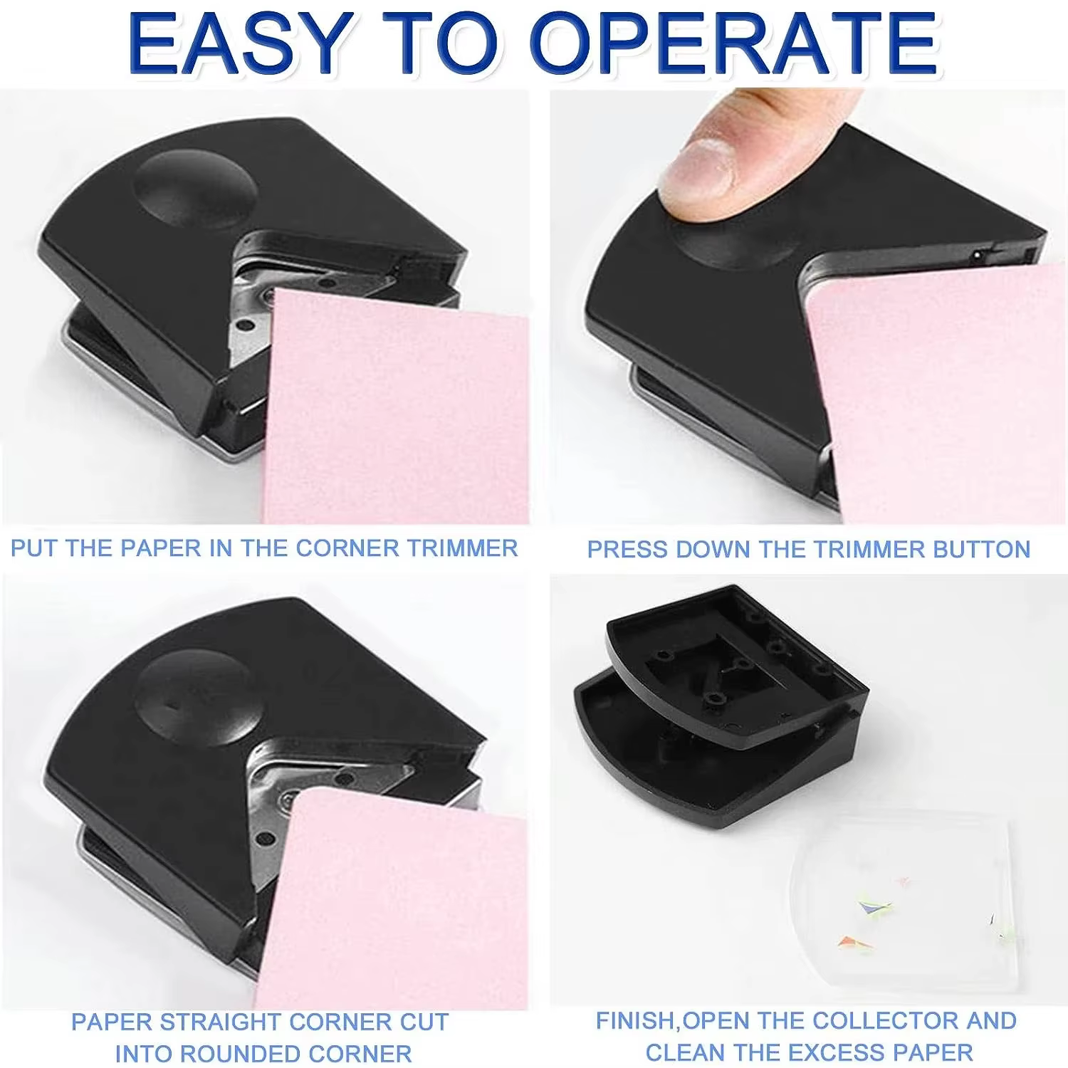 Coupe-coins R4, perforatrice portable pour papier, découpe de cartes et photos, artisanat DIY, scrapbooking, découpeuse de cercles, machine à fabriquer des boutons