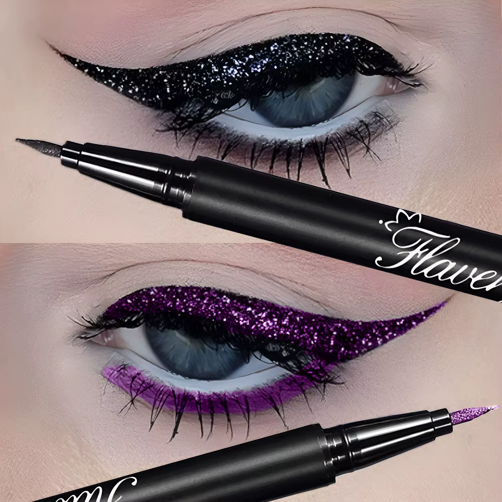 Stylo Eyeliner nacré fumé noir violet