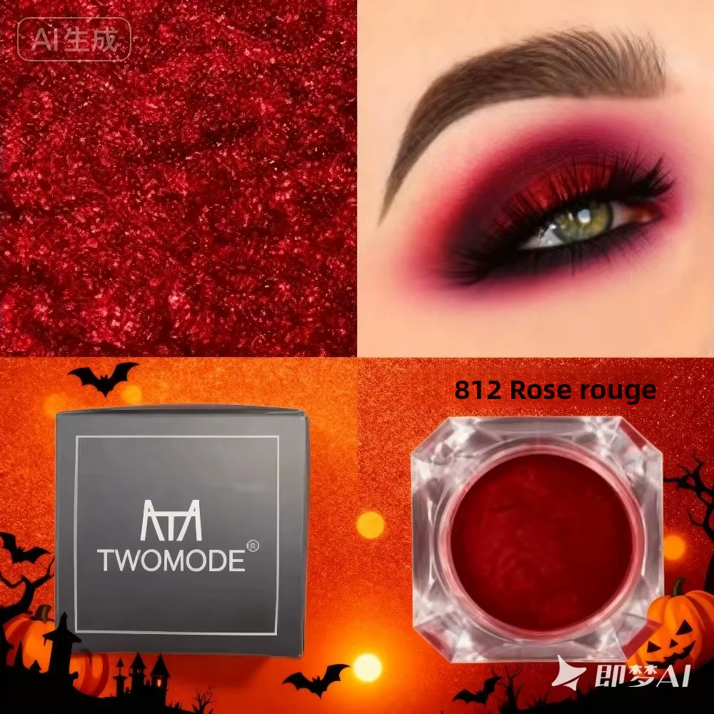 Fard à paupières rouge 3g TWOMODE - Haute pigmentation