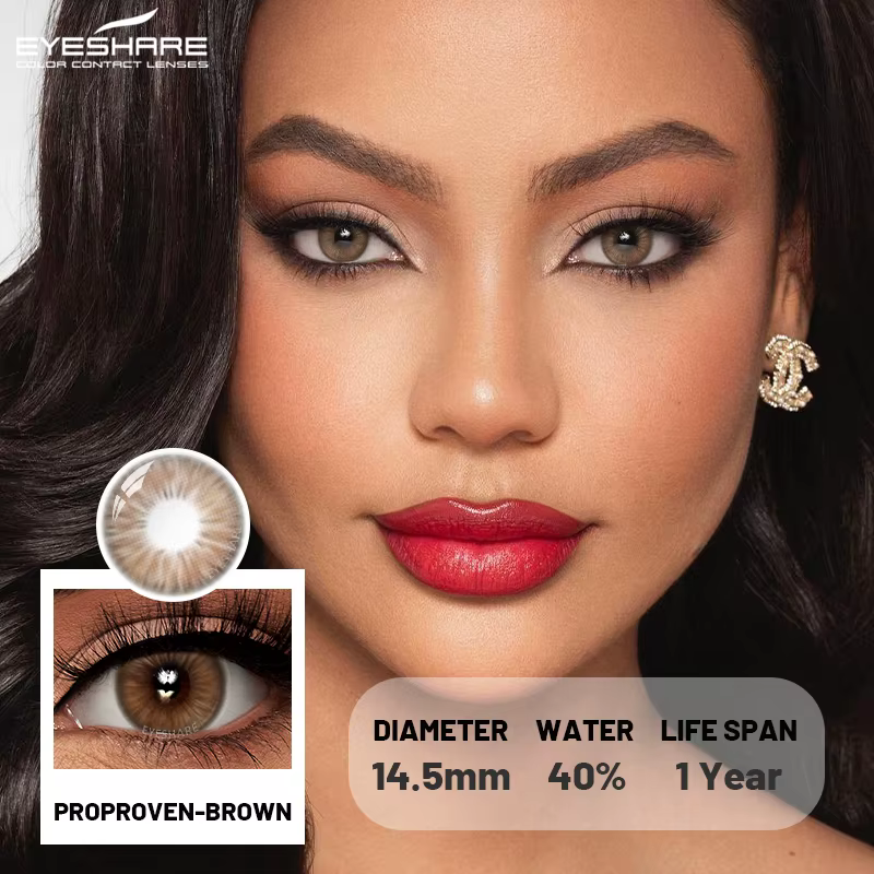 EYESHARE 2 pièces Contacts de couleur pour les yeux