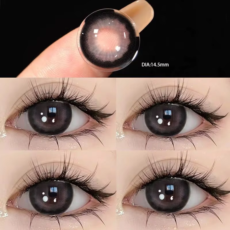 1 paire de lentilles de Contact de couleur pour les yeux