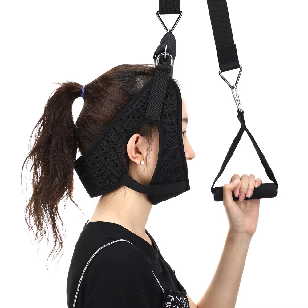 Dispositif de Traction Cervicale pour le Cou Souple, Ceinture d'étirement, Orthèse Médicale, Cadre Réglable