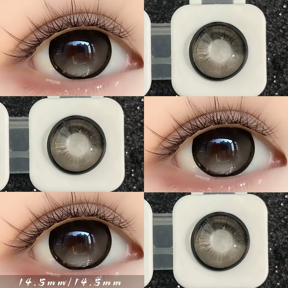 Nouveau 1 paire de lentilles de Contact colorées pour myopie pour les yeux