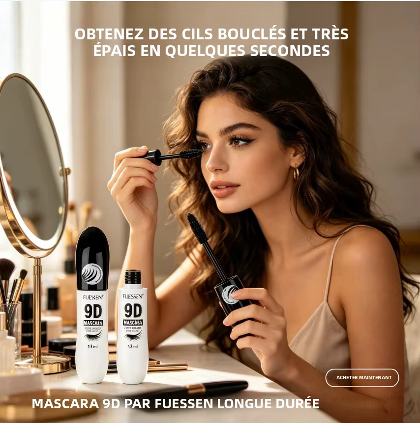 Mascara en fibres 9D noir