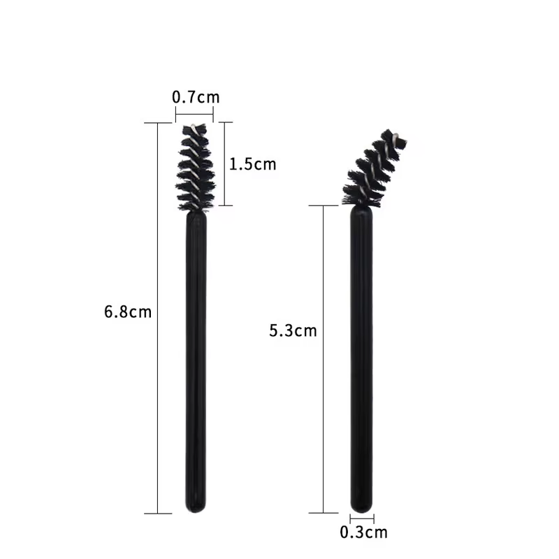 Mini brosses à cils, baguettes de Mascara