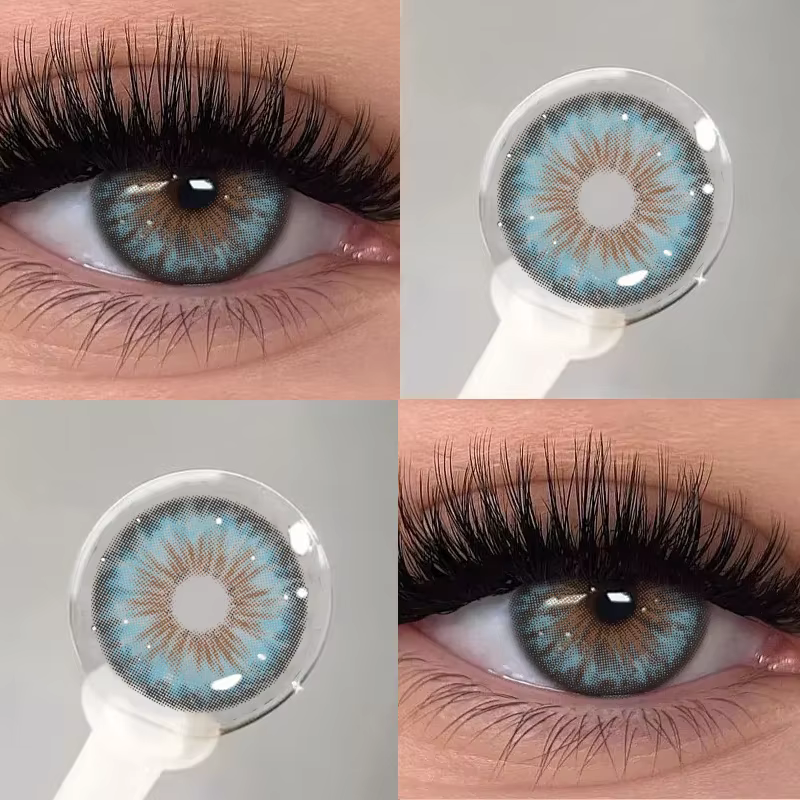 KSSEYE 1 paire de lentilles de Contact de couleur naturelle Cleopatra série 2.0 pour les yeux