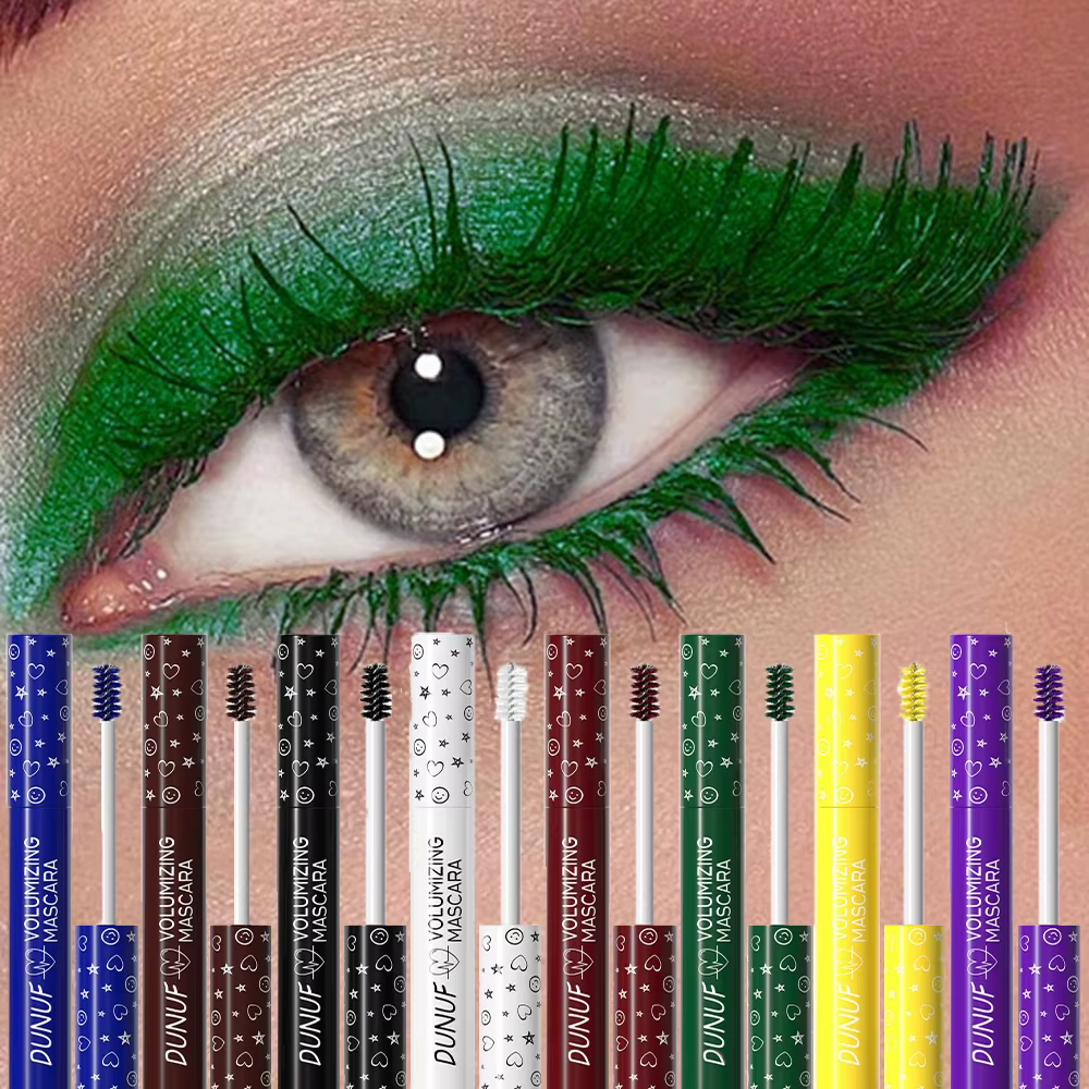 Mascara à cils coloré 5D en Fiber de soie