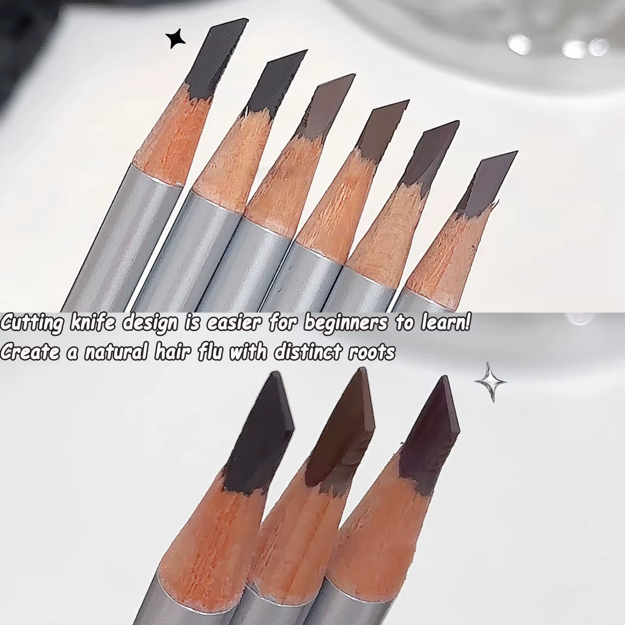Crayon Waterproof à Lame Inclinée pour les Yeux