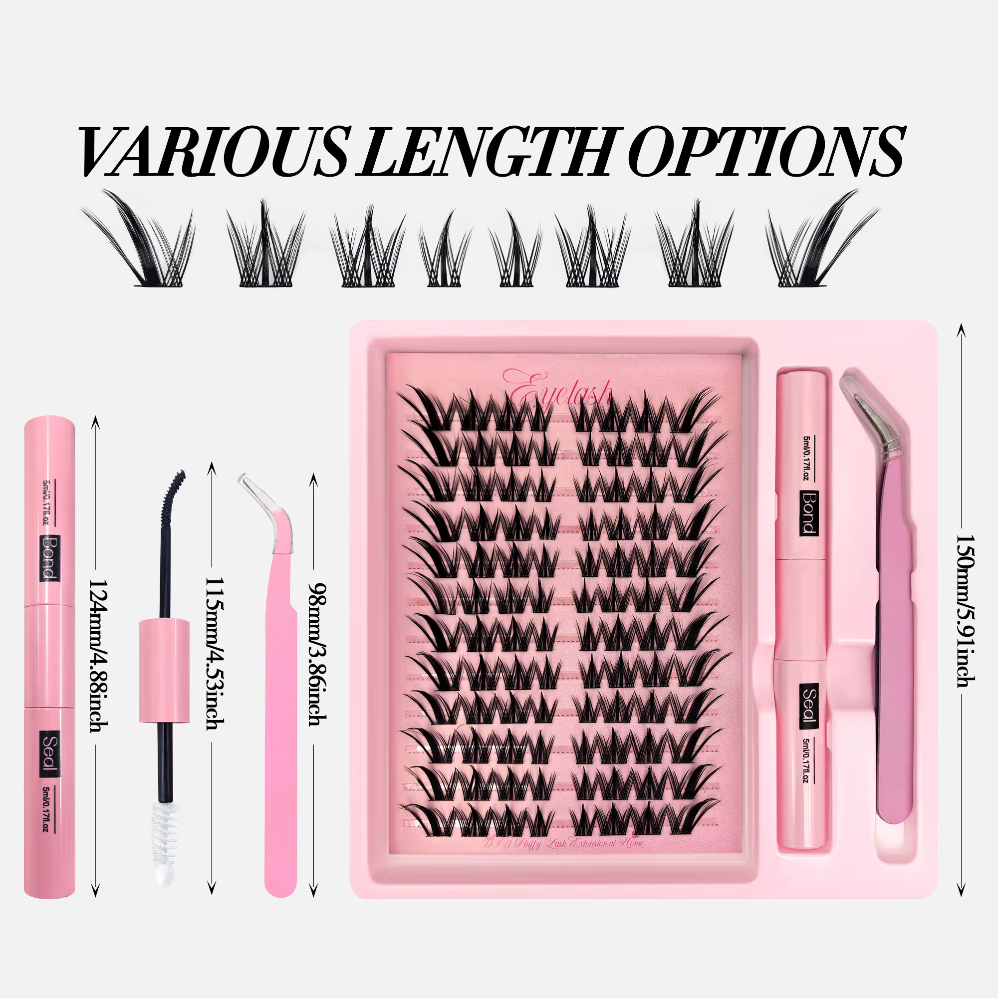 Kit de faux cils D I Y à 96 vitesses