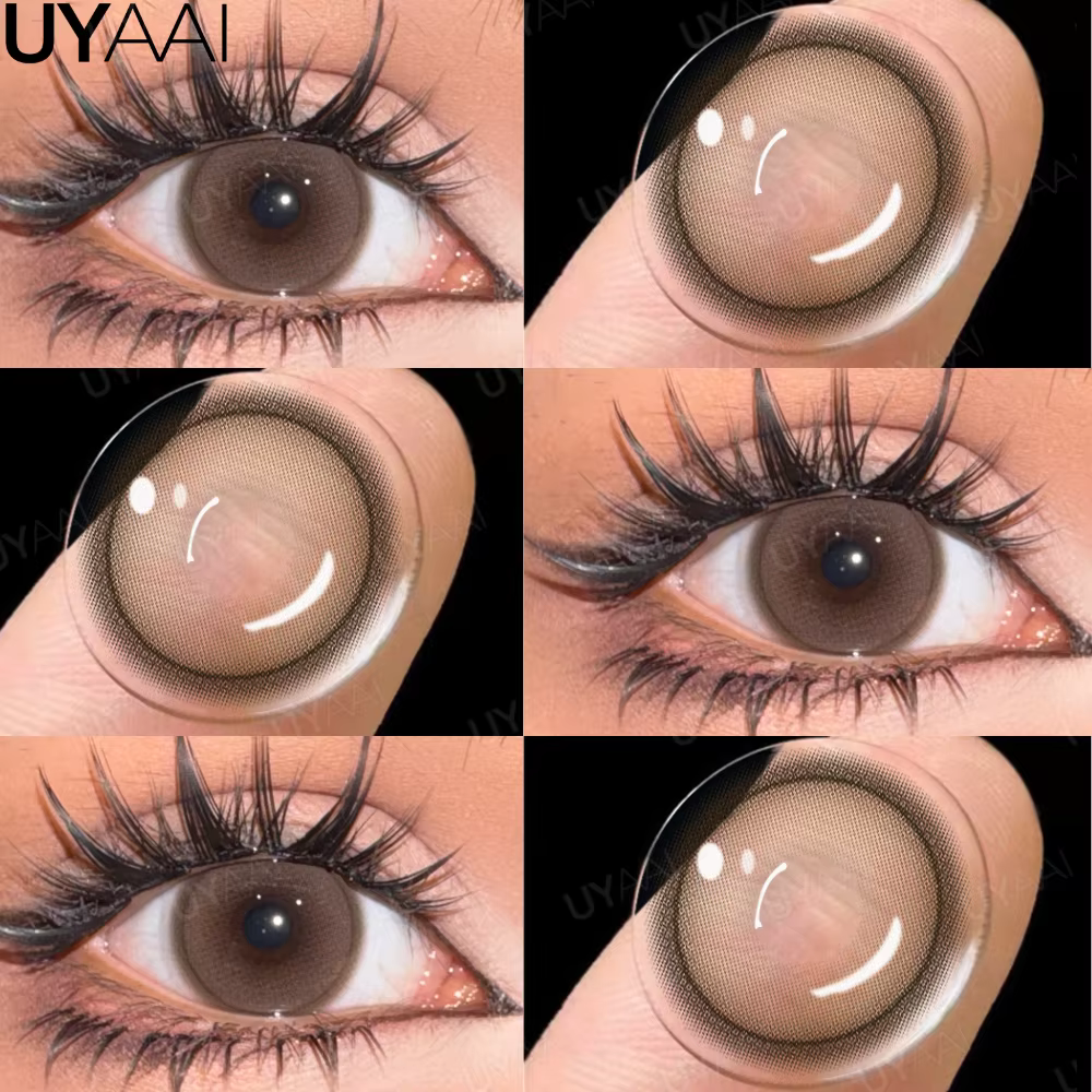 UYAAI maquillage de Contact coloré lentilles pour les yeux marron naturel série Lovesick cosmétiques