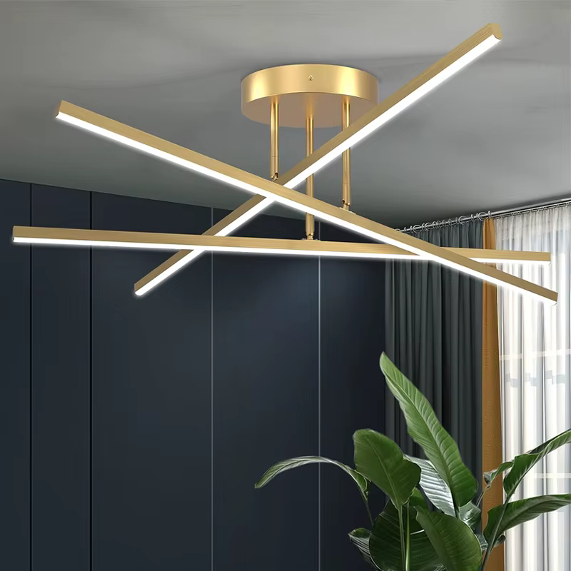 Plafonnier simple moderne chambre atmosphère duplex villa hall lampes nordiques minimaliste salon lampe chambre plafonniers