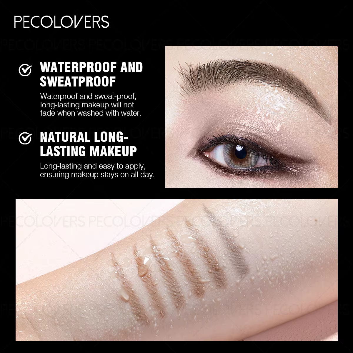 Crayon à sourcils marron lisse sans floraison