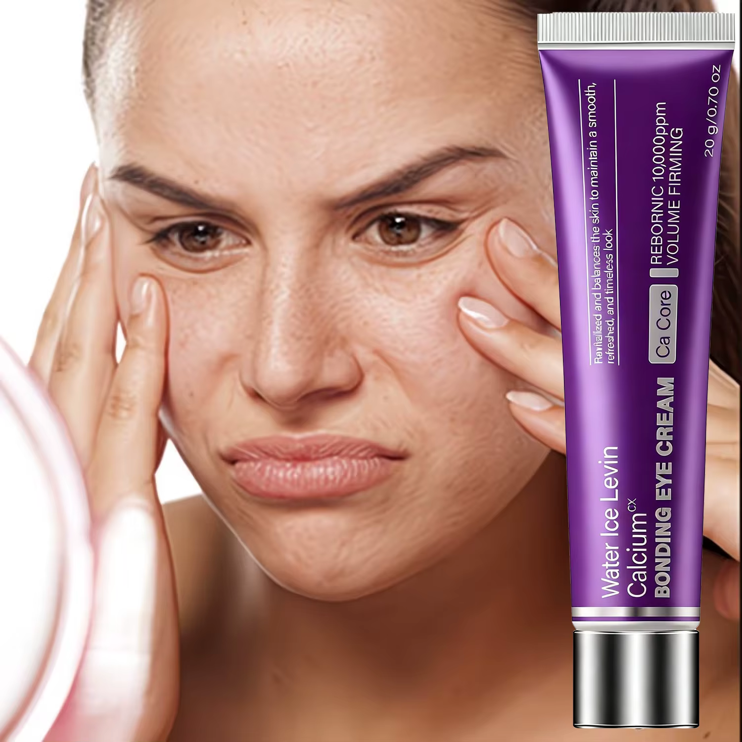 Water ice levin Crème Contour des Yeux au Rétinol Raffermissante Hydratante Anti-Âge à l'Acide Hyaluronique Collagène Volume Revivifiant