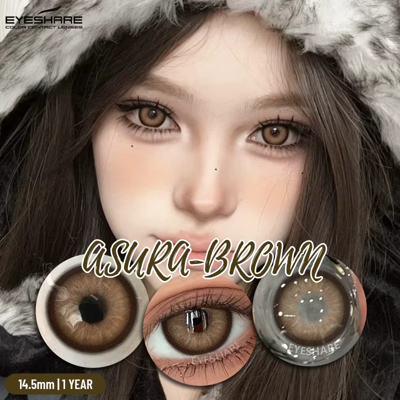 EYESHARE Lot de 2 lentilles de contact colorées