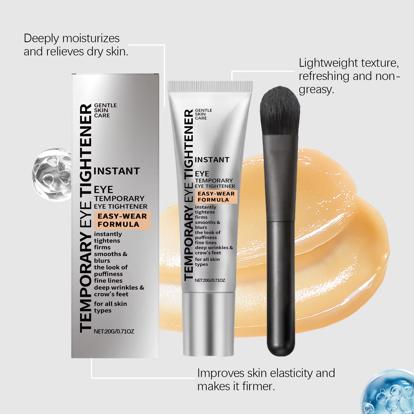 Crème pour les yeux raffermissante temporaire