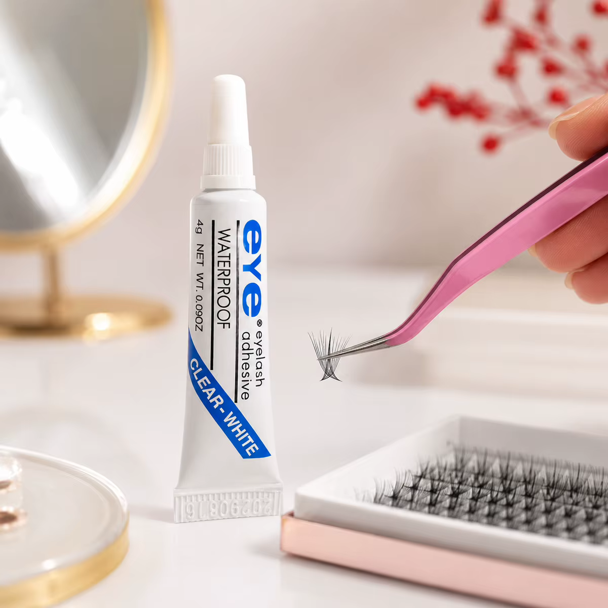 Colle pour faux cils, adhésif imperméable et longue durée
