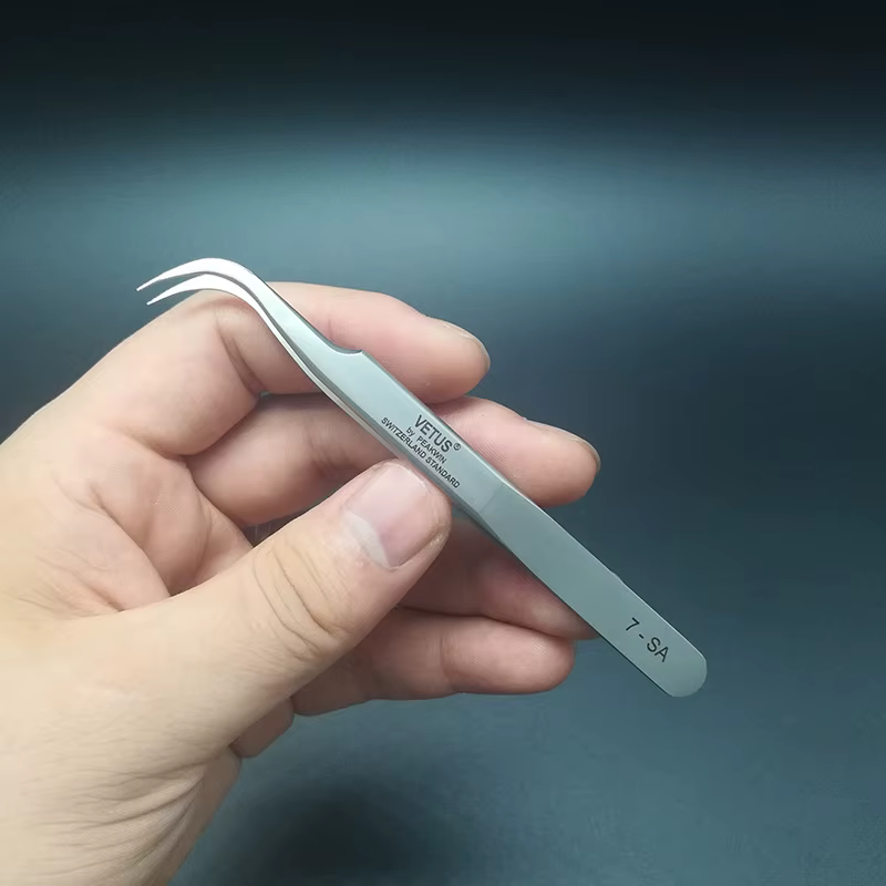 Vetus SA Series – pinces à cils en acier inoxydable pour extensions