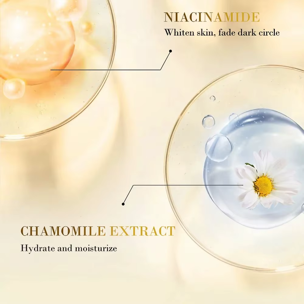 Masque pour les yeux réparateur à l'acide hyaluronique doré
