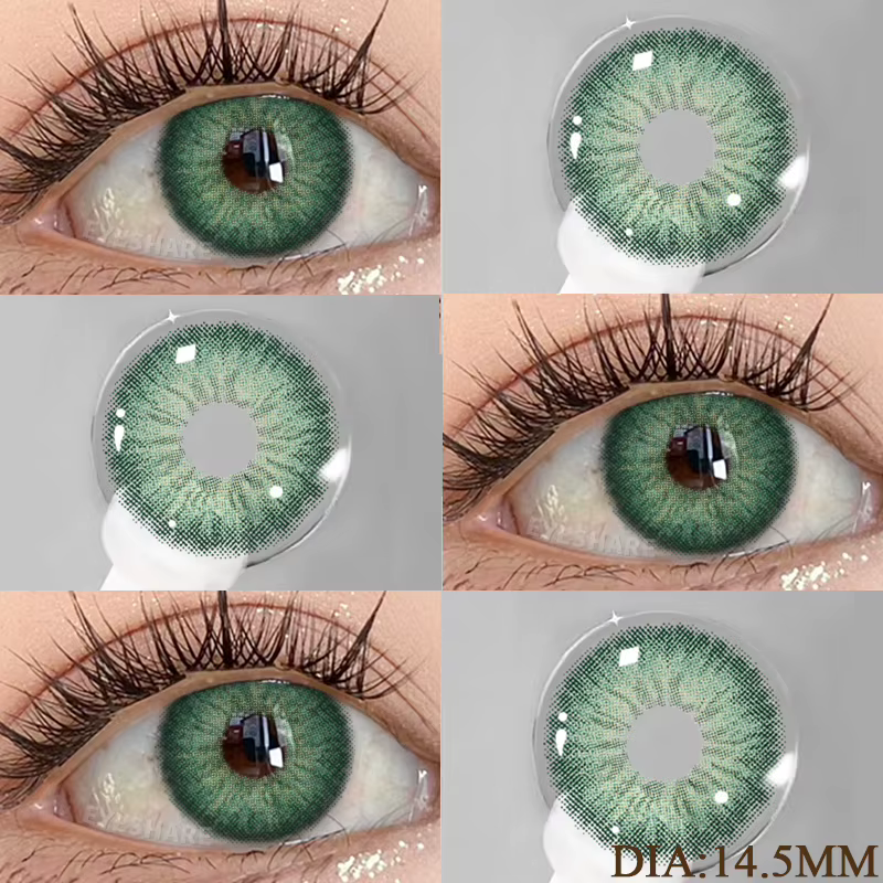 AMARA 1 paire de lentilles de Contact colorées marron