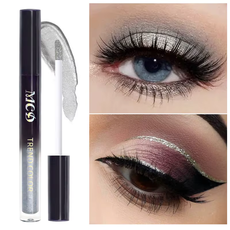 Palette de fards à paupières liquides imperméables à 13 nuances – Ensemble de maquillage haute brillance