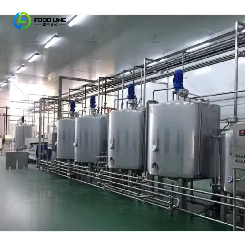 Usine de yaourt personnalisée, machine de traitement du yaourt entièrement automatique, ligne de production de yaourt laitière complète de petite taille