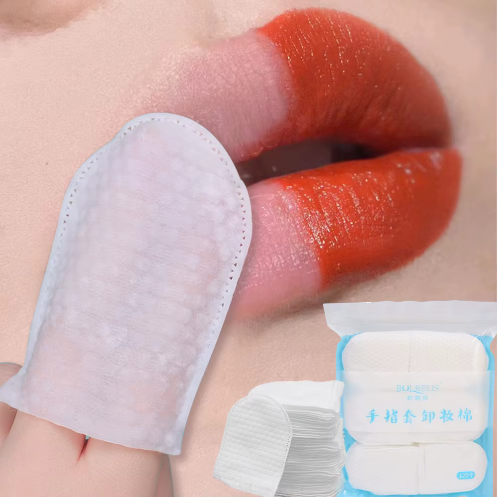 Tampons de coton démaquillants jetables