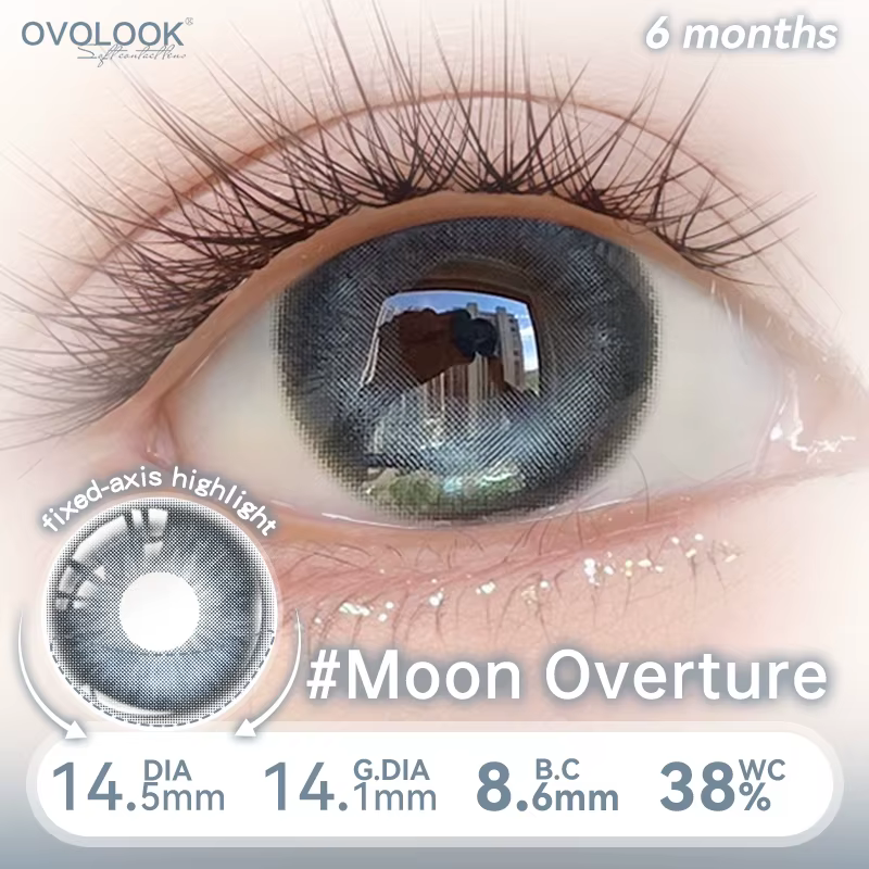 Lentilles de Contact bleues pour les yeux mode couleur élèves beauté