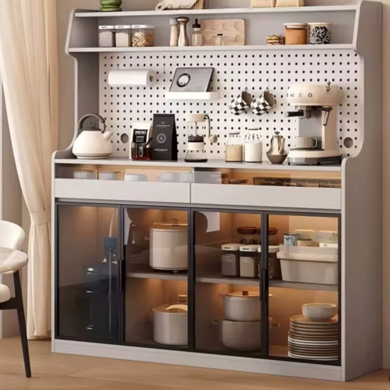 Étagères de cuisine, vitrines de salon, armoires anti-poussière, étagères de luxe, casiers de rangement pour chambre à coucher, meubles d'entrée d'angle pour adultes