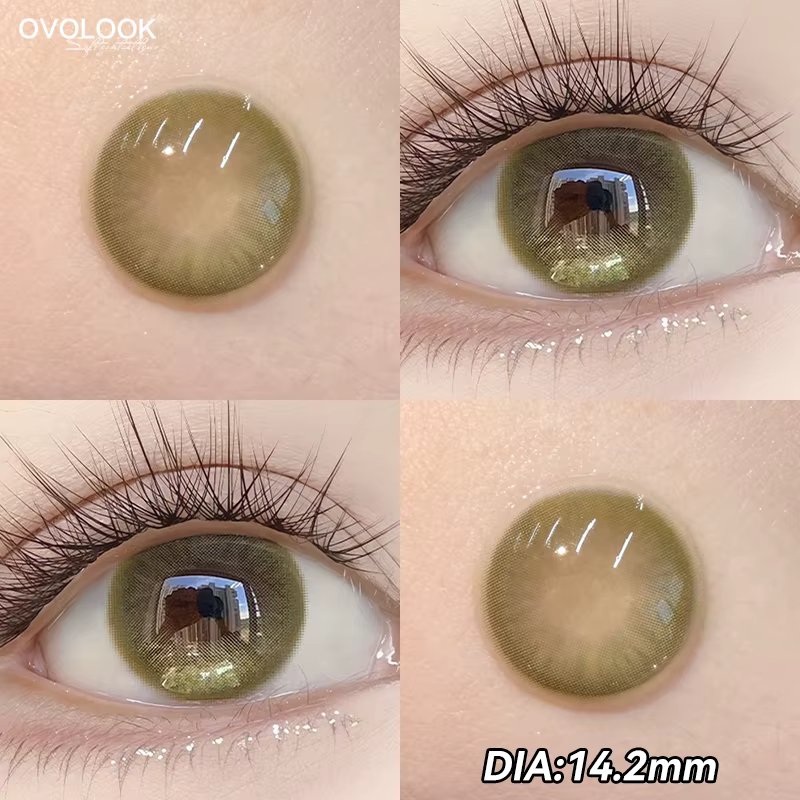 2PCS lentilles de Contact Silver Knight pour les yeux