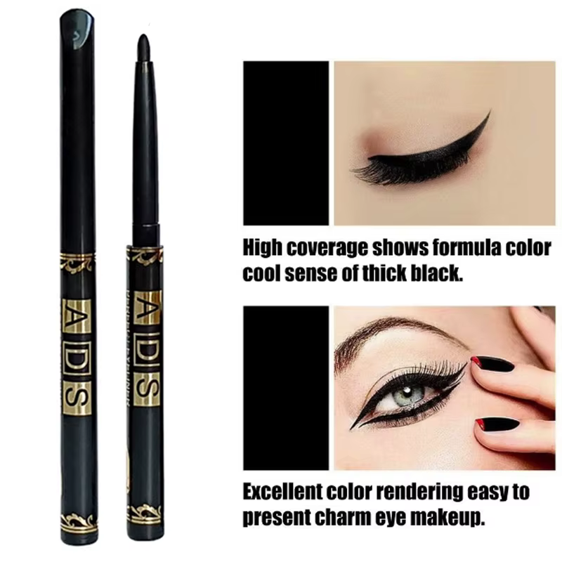 Crayons Eyeliner Noir et Marron 1/5/12 pièces – Longue Tenue