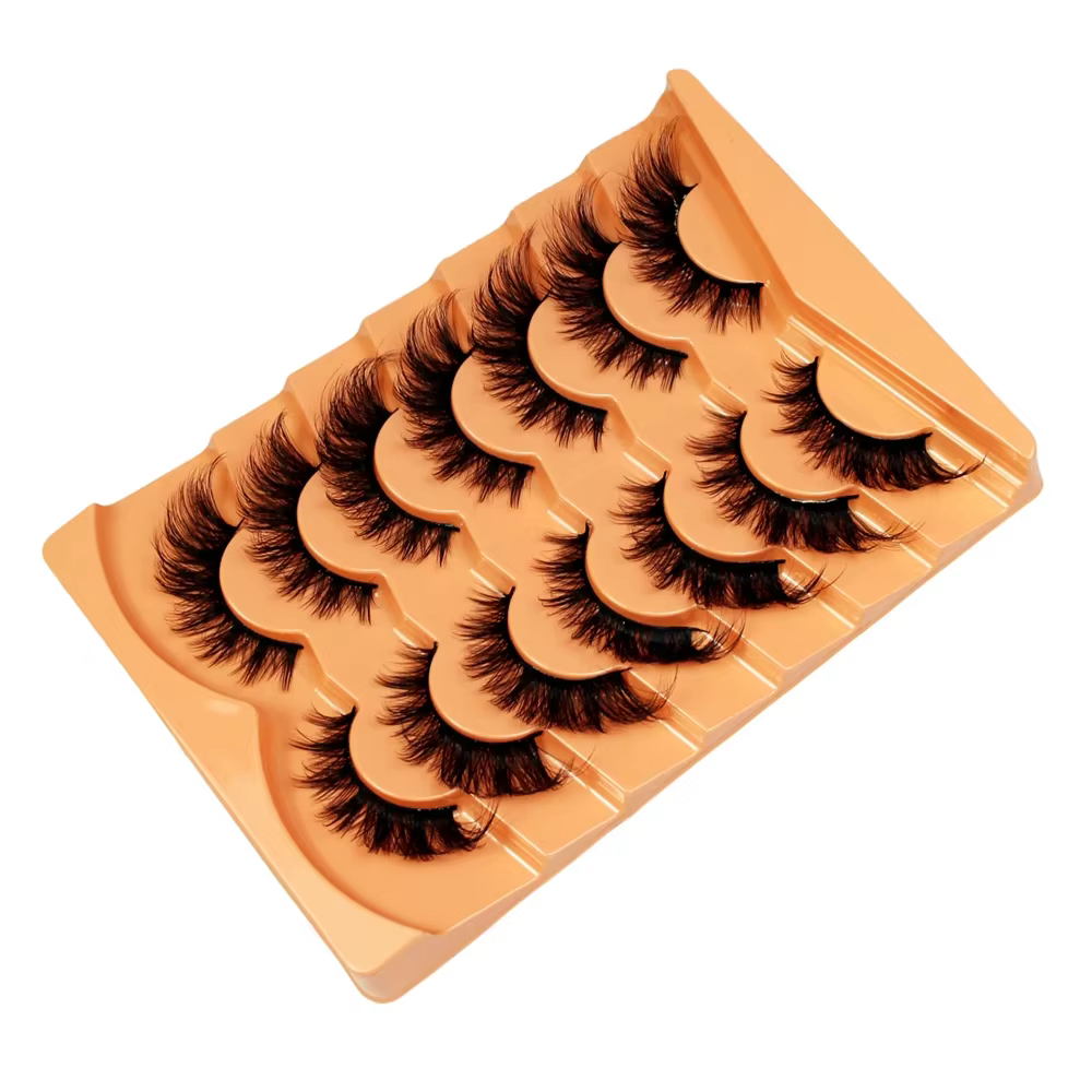 Faux cils longs et moelleux pour l'allongement et l'amélioration des yeux