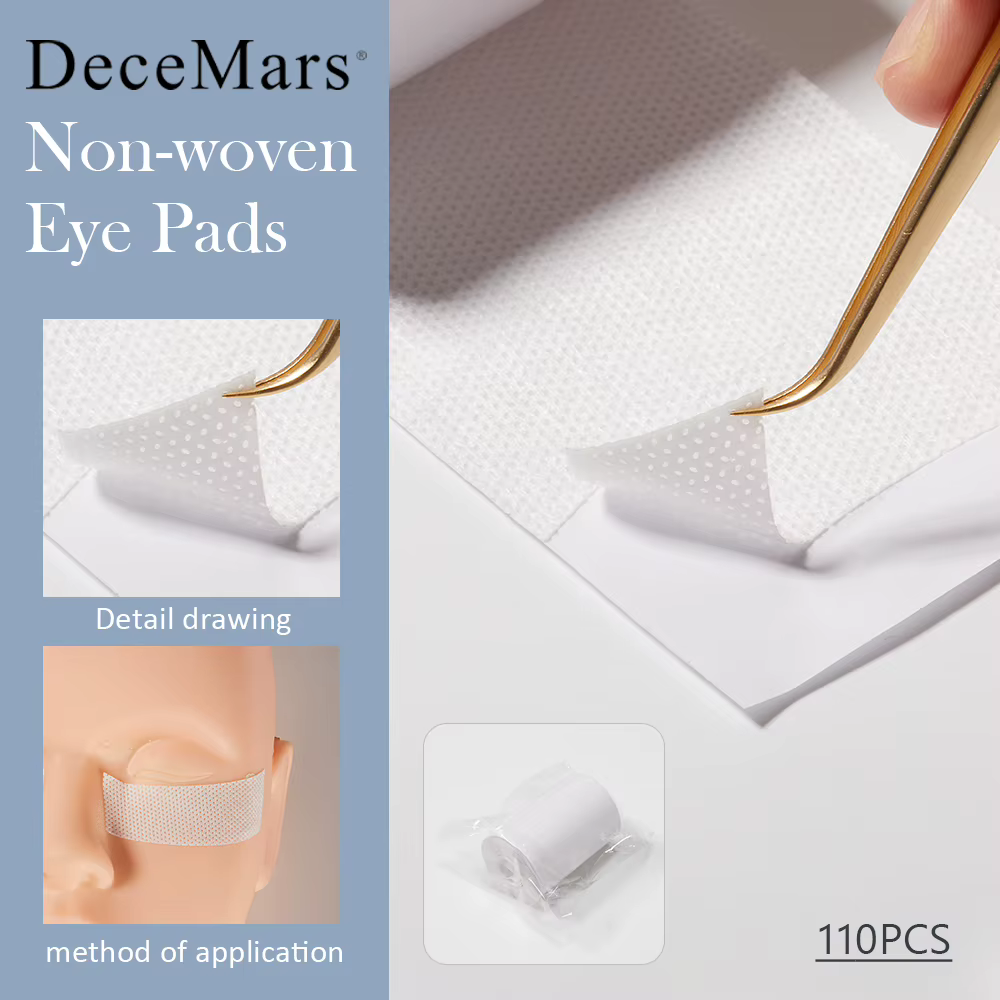 Bande de mousse médicale prédécoupée sous les coussinets oculaires pour utilisation d'extension de cils (110 pièces/paquet)