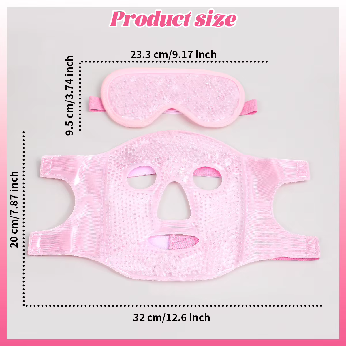 1 pièce/2 pièces un masque gel réutilisable