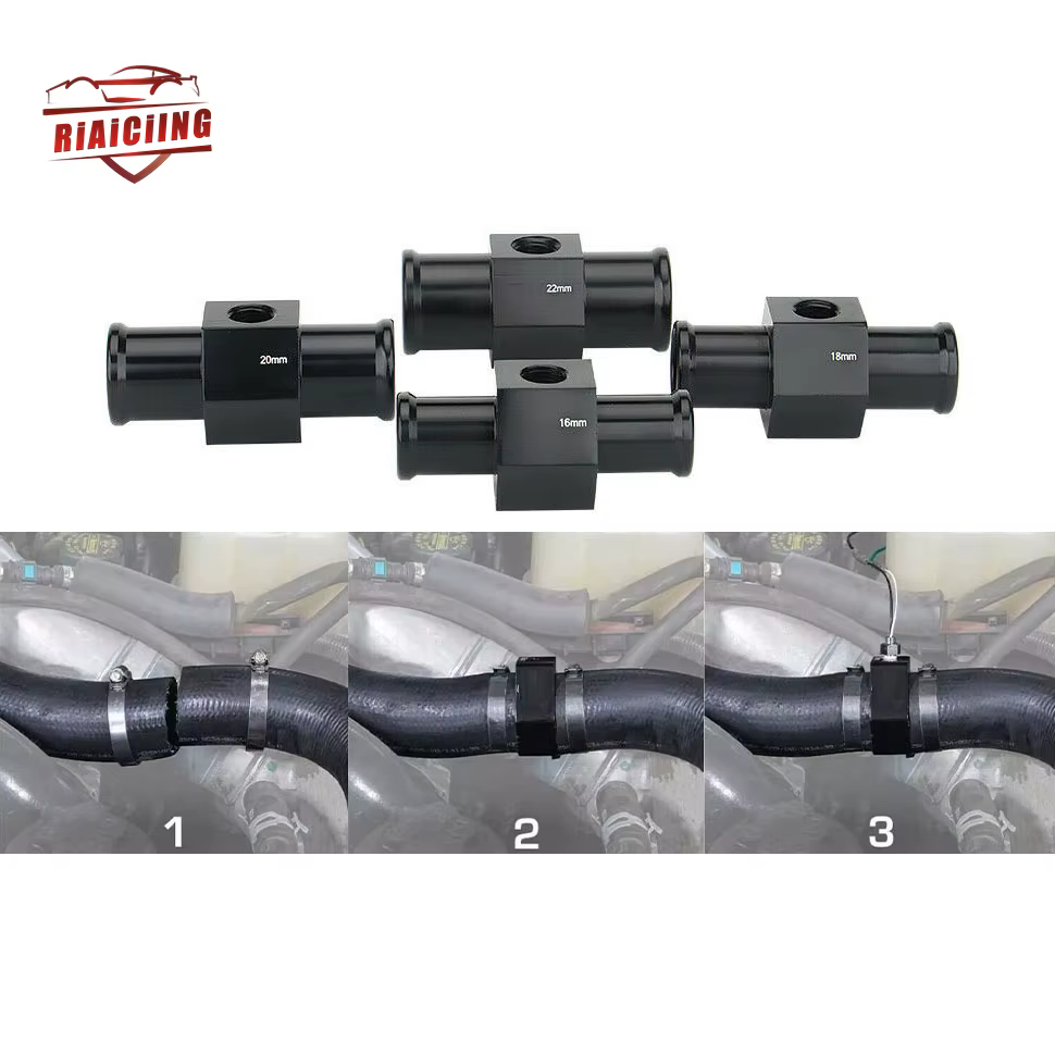 Jauge de température d'eau, capteur de joint de température d'eau, adaptateur de tuyau, prévention de la surchauffe, 16mm, 18mm, 20mm, 22mm