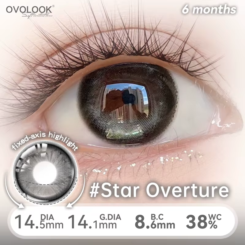 Lentilles de Contact bleues pour les yeux mode couleur élèves beauté