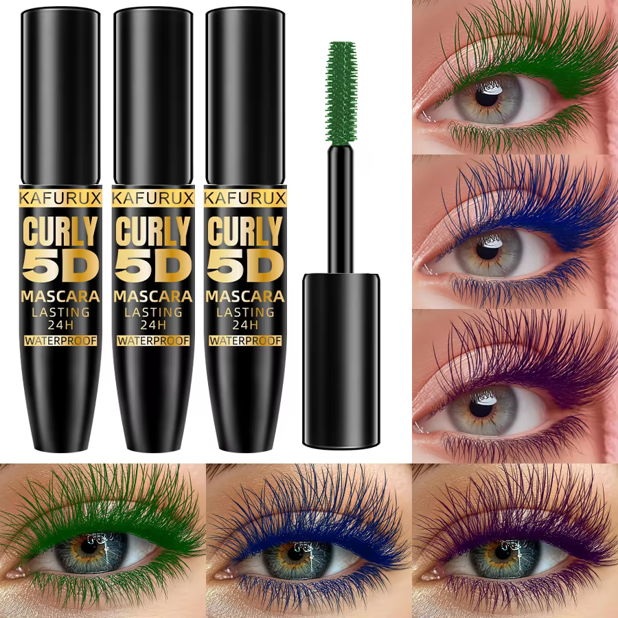 Mascara en soie 5D 9 couleurs avec gros yeux