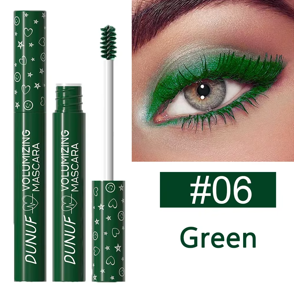 Mascara à cils violet vert