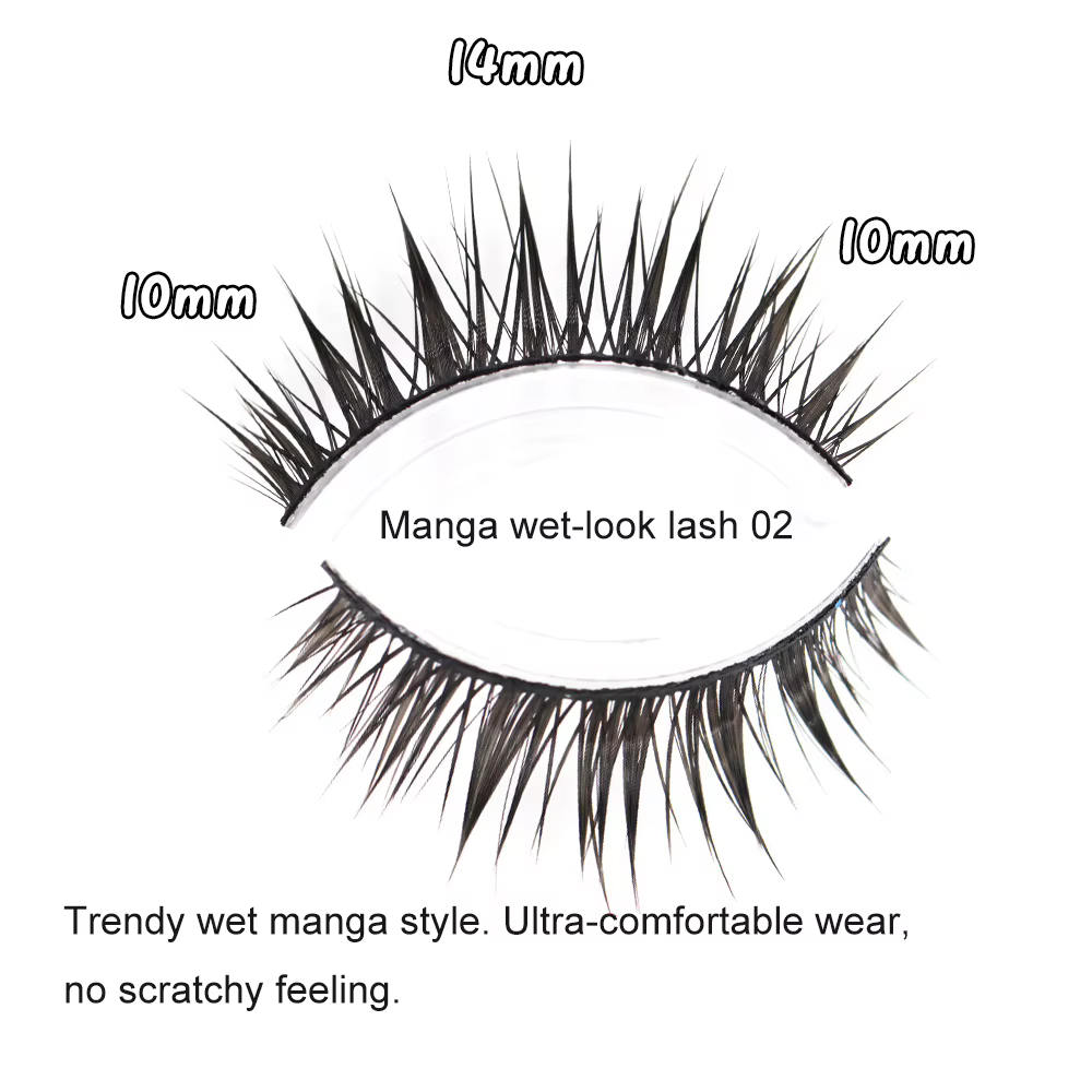 Cils effet mouillé Manga