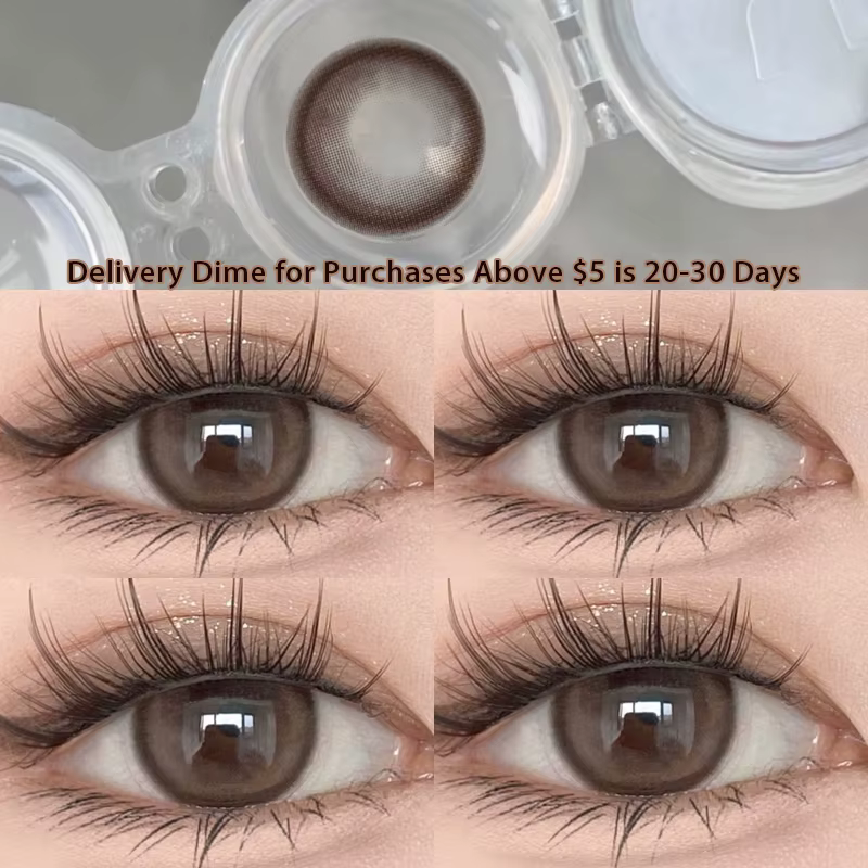 KSSEYE 1 paire de lentilles de Contact de couleur naturelle pour les yeux avec dioptrie de myopie maquillage
