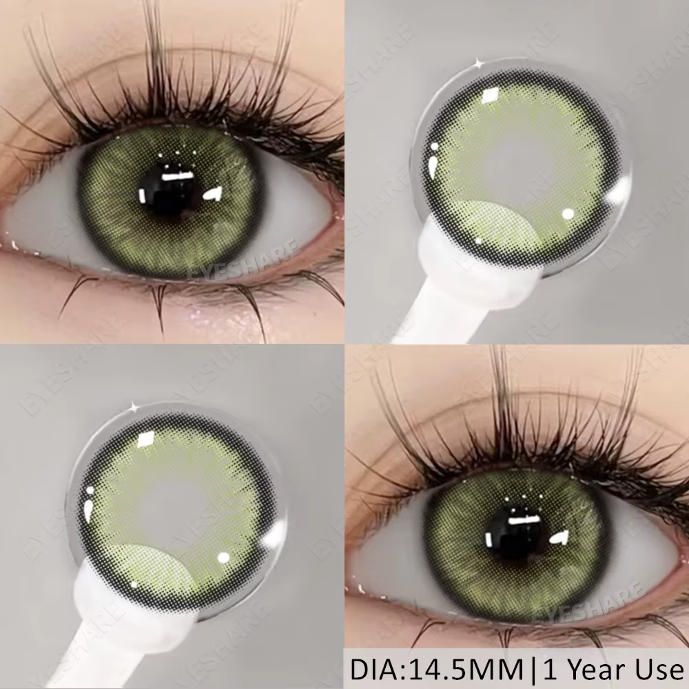 AMARA 0 ~-6.00 degrés 1 paire de lentilles de Contact colorées pour myopie pour les yeux