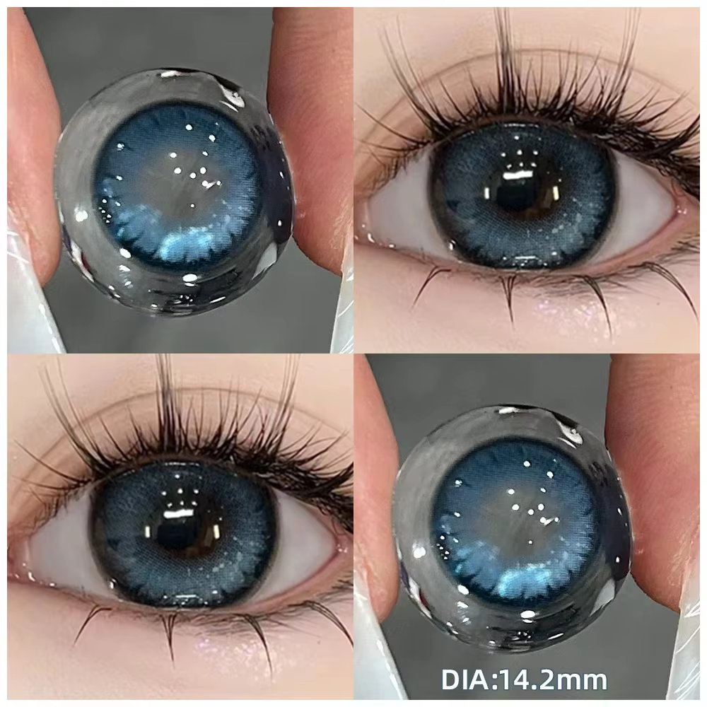 1 Paire (2pcs) Myopie Lentilles De Contact Pour Les Yeux Élèves contrevenants