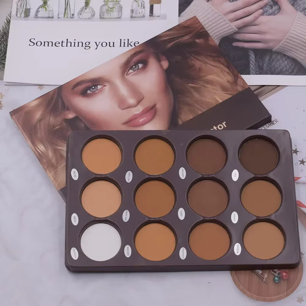 Palette de Contour de fond de teint mat pour femmes