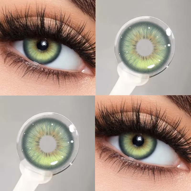 KSSEYE 1 paire de lentilles de Contact de couleur naturelle pour les yeux