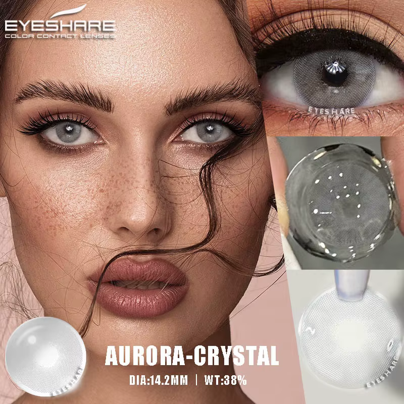 EYESHARE 1 paire de lentilles de contact colorées pour les yeux