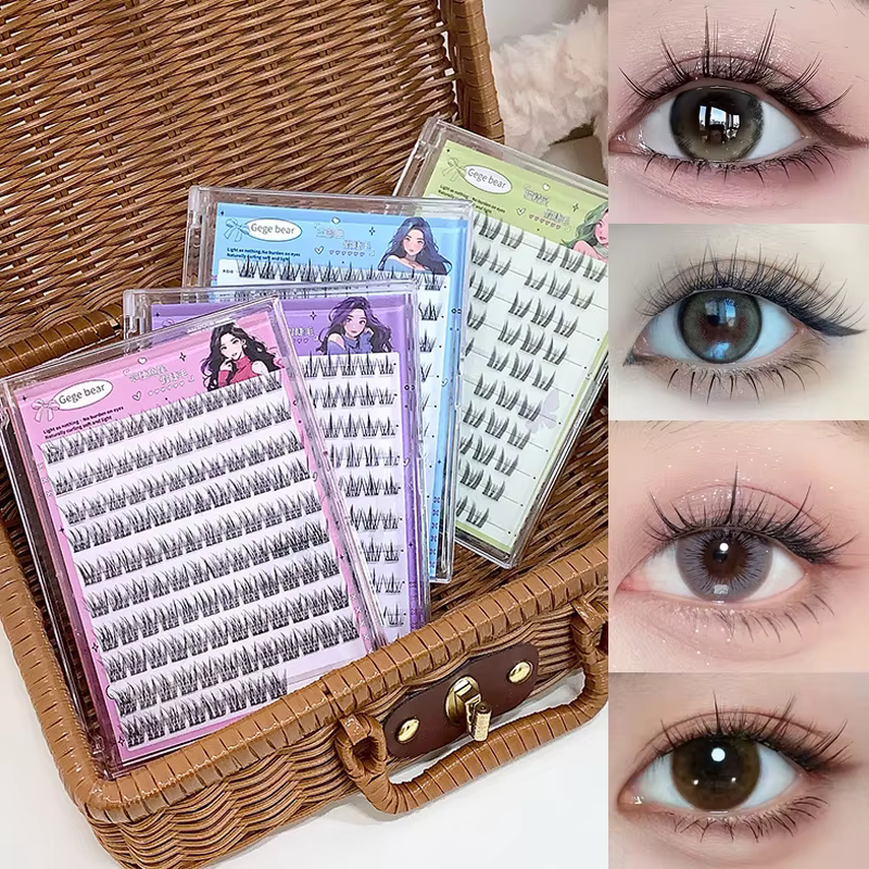 Faux-cils sans colle, Application facile en 3 étapes