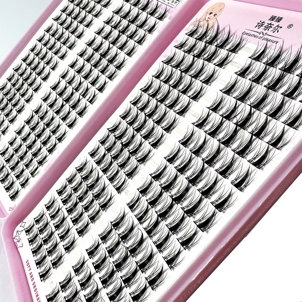 Cils individuels de grande capacité 12/13/14mm